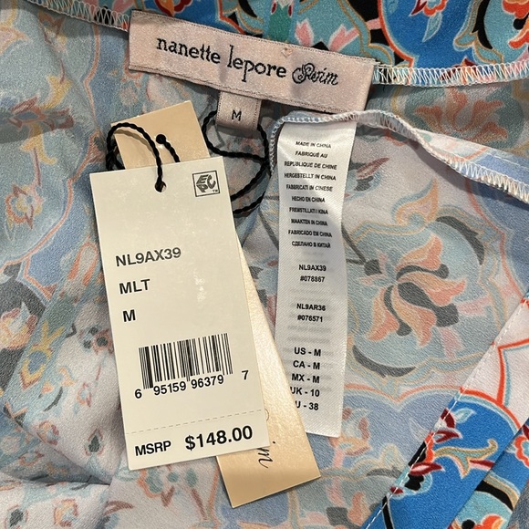 NWT Nanette Lepore “Tapestry” Swim Cover-Up Tunic Dress - Picture 12 of 13